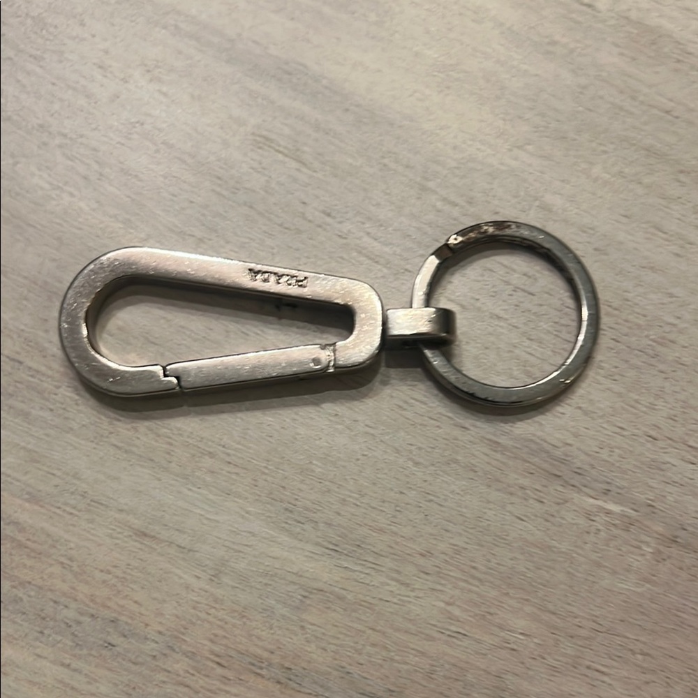 Silver Keychain by Prada